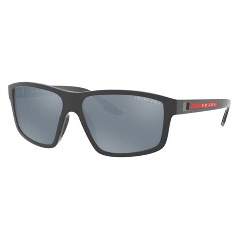 prada linea rossa ps10us|Prada Linea Rossa Drak Grey Mirror Blue/Red Sport Men's.